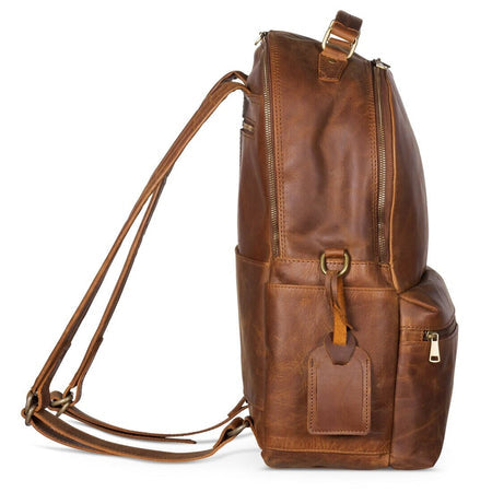 Leather Backpack Rucksack