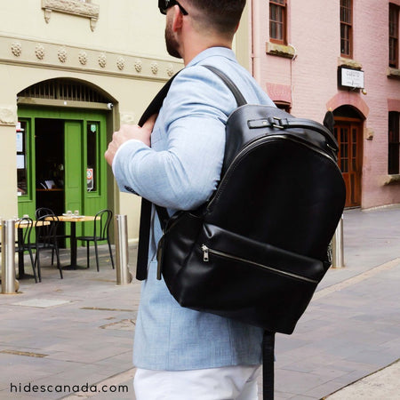 Leather Backpack Rucksack