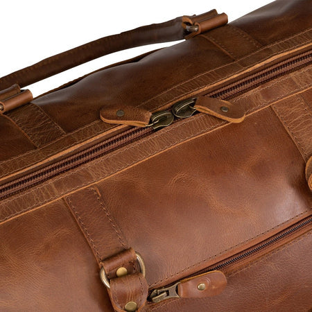 Tourist 50L Leather Duffle