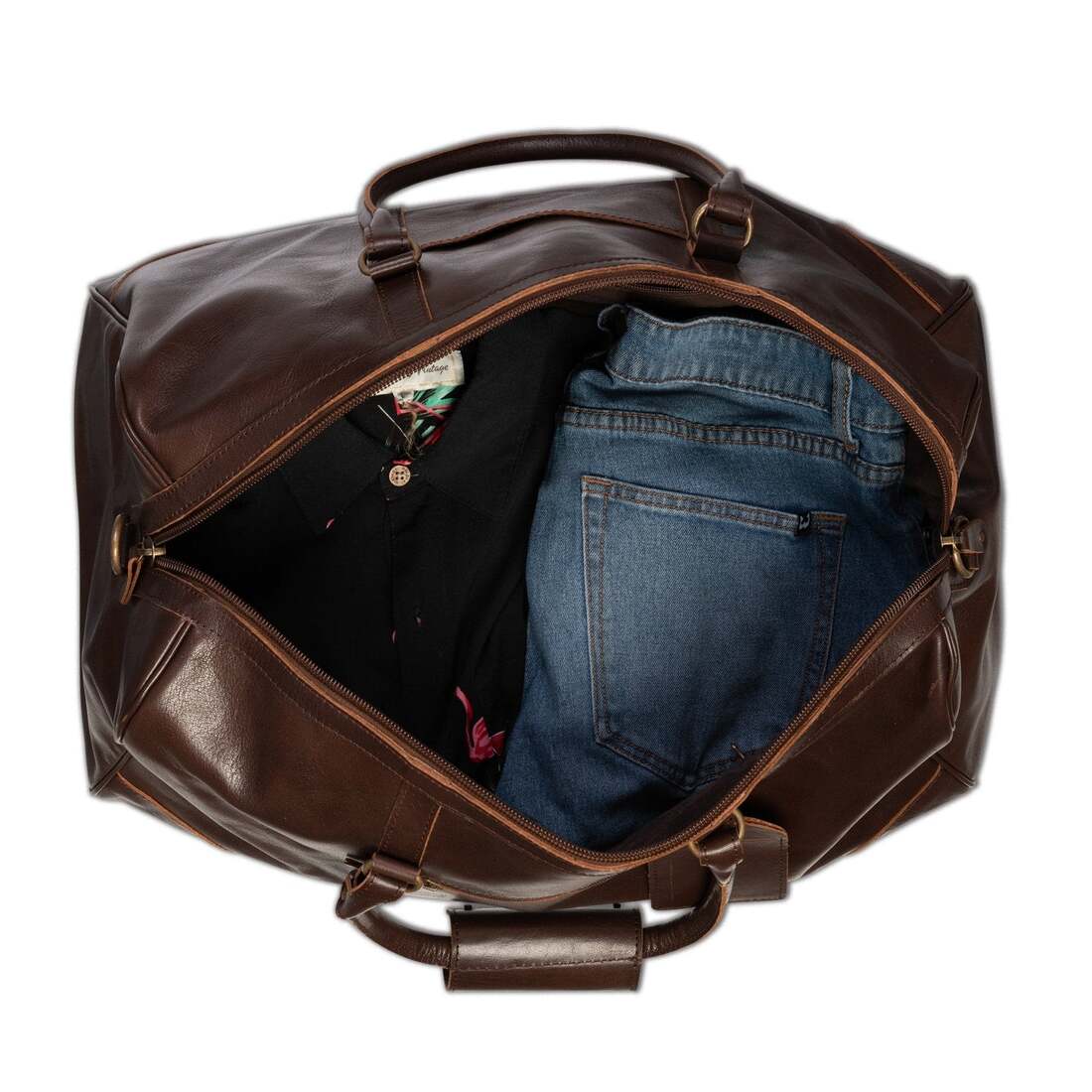 Tourist 50L Leather Duffle